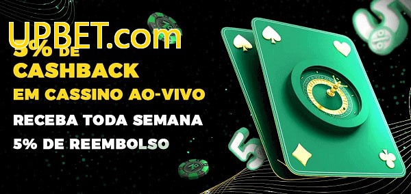 Promoções do cassino ao Vivo UPBET.com